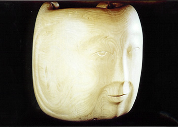 Carved Wooden Head
