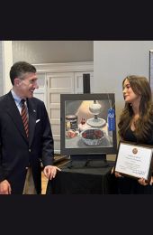 Kustoff with student winner from twenty twenty four