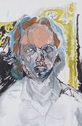 Carl Morris Exhibit Painting